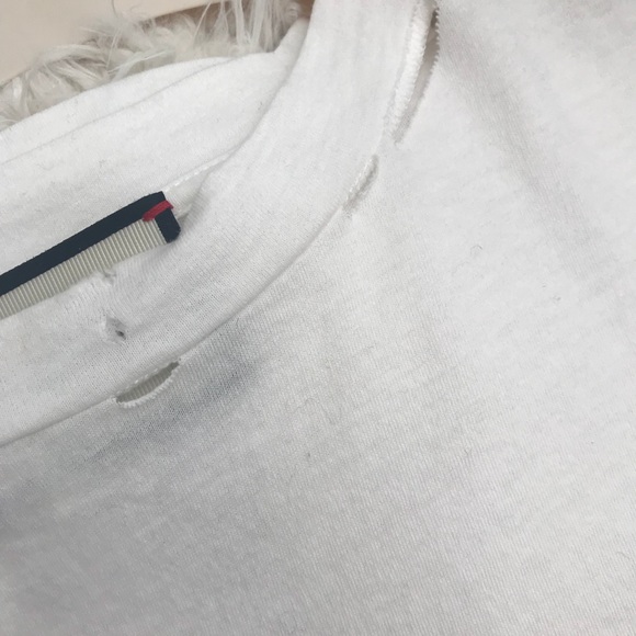 SOLD -Gucci Distressed Logo T-shirt - Picture 3 of 7